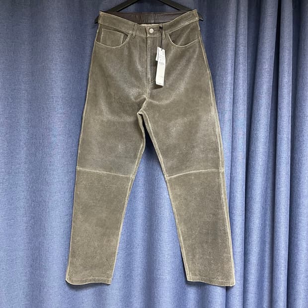 [30] ZARA 워싱 이팩트 레더 팬츠