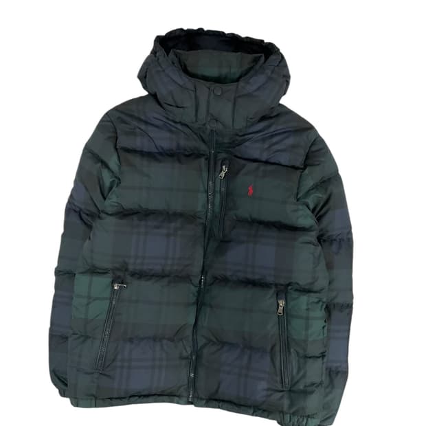 폴로 랄프로렌 체크 패딩 (woman xl)