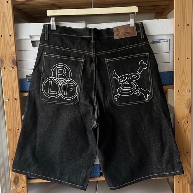 보이롱페이스 버뮤다 데님 팬츠 M