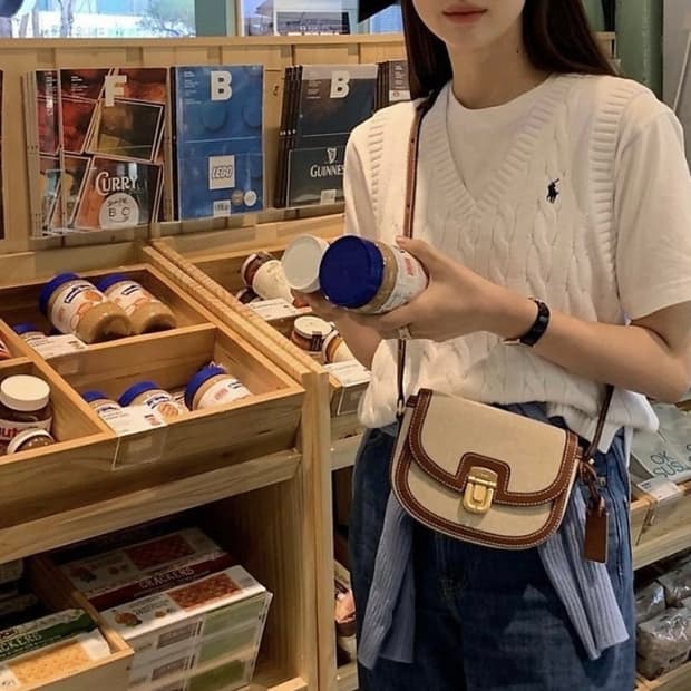 [미 개봉 새 상품] 폴로 랄프로렌 브이넥 케이블 니트 m