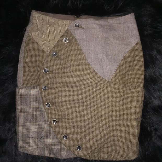 Kapital wool skirt 캐피탈 울 미디 스커트 1