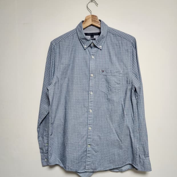타미힐피거Tommy 체크 셔츠 M - S187