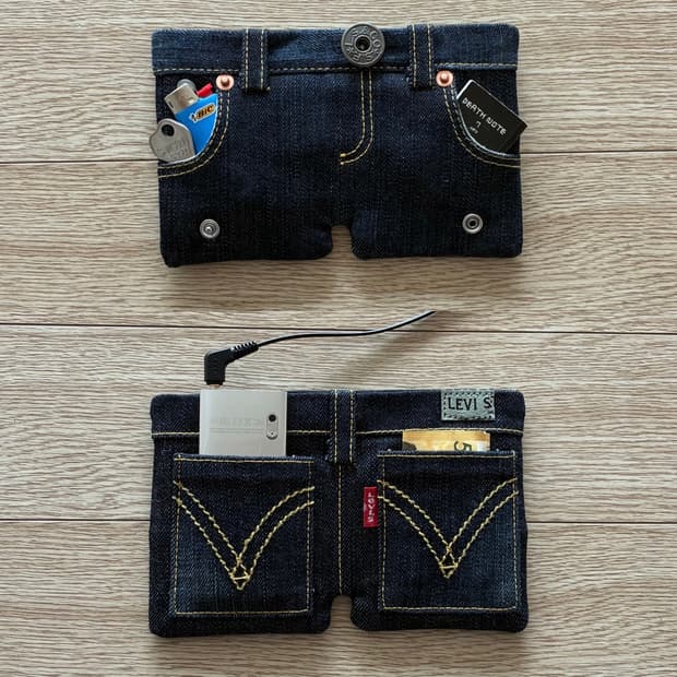 Levi's 522 demin Remake wallet