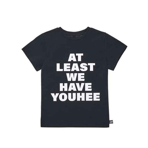 YOUHEE LETTERING T-SHIRT BLACK