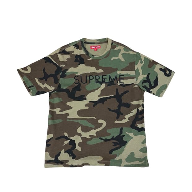 Supreme 슈프림 카모 반팔티