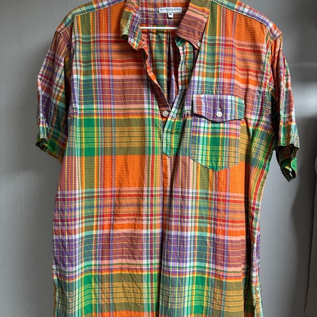 엔지니어드가먼츠 팝오버 셔츠 m