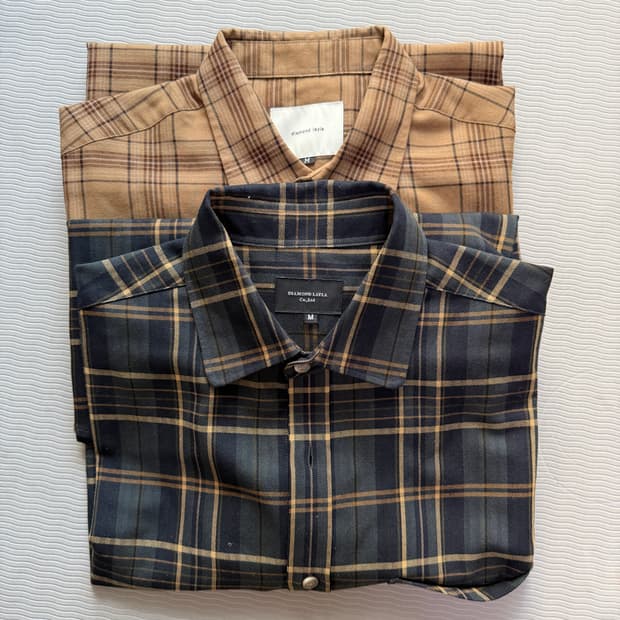 다이아몬드레이라 긴팔 셔트 2개