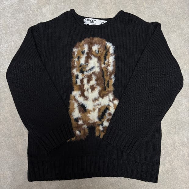 오픈와이와이 펫 니트 블랙(유니섹스) 새상품