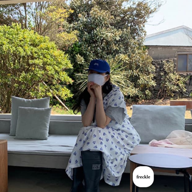 프레클 블루리본 드레스