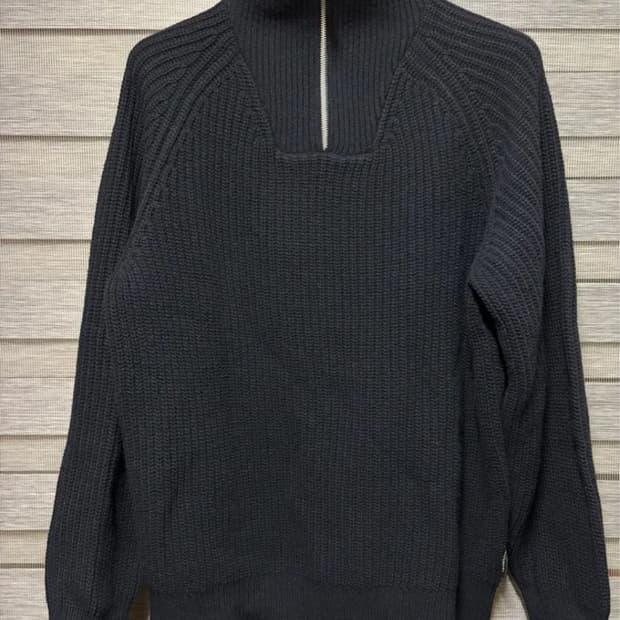 L) 칼하트 wip marlon half zip 하프집 니트 네이비