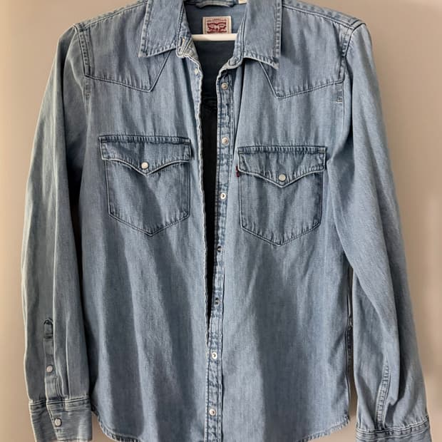 리바이스 웨스턴 데님 셔츠