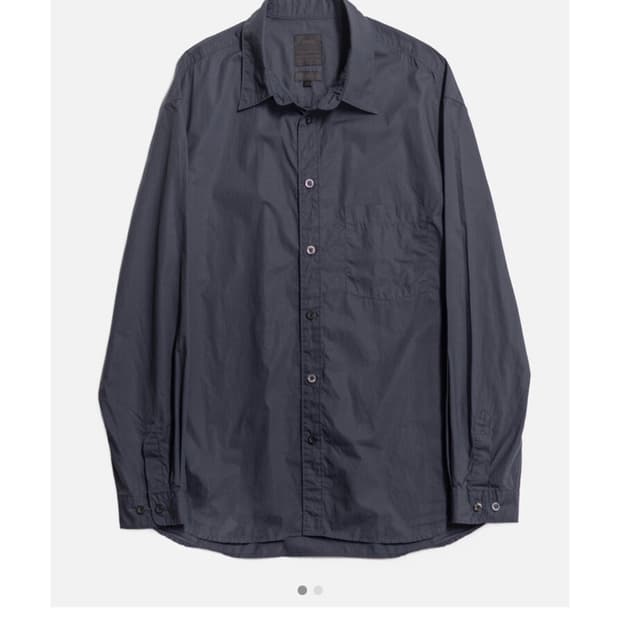 고낙 워시드 글리치 셔츠 잉크