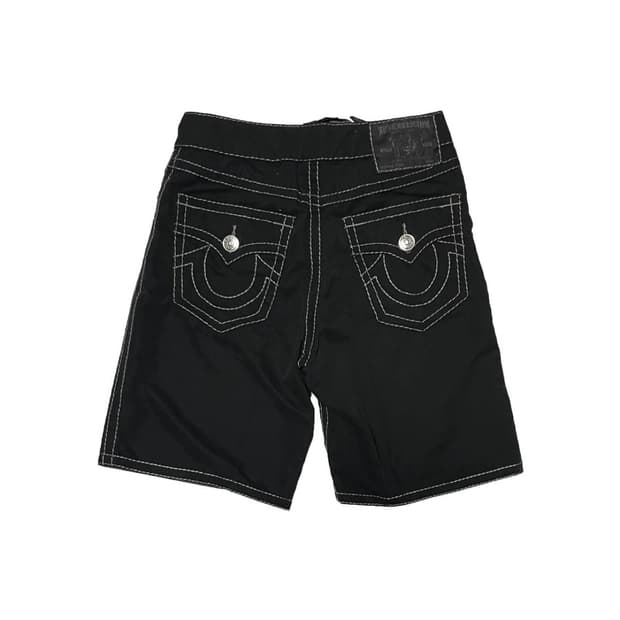 트루릴리전 블랙 스윔 하프 팬츠