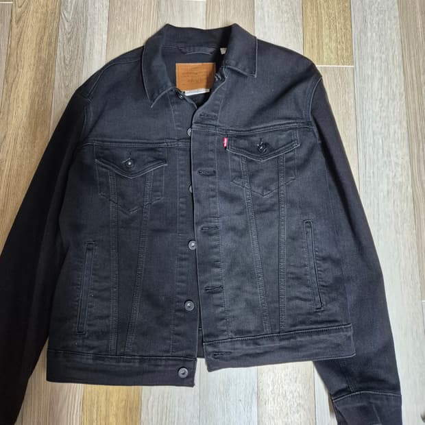 리바이스 프리미엄 타입3 데님자켓 블랙 M