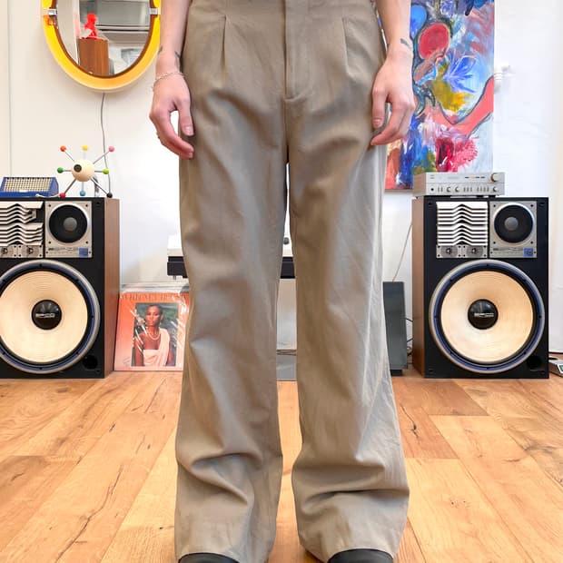 [44] 라프시몬스 와이드 울 팬츠