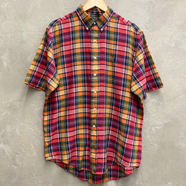 [100] Polo Ralph Lauren 폴로 반팔 체크셔츠