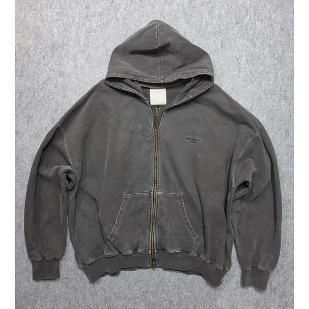 언더마이카 피그먼트 투웨이 오버핏 후드집업 1사이즈