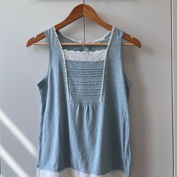 Sm2 사만사모스 레이스 하늘 슬리브리스