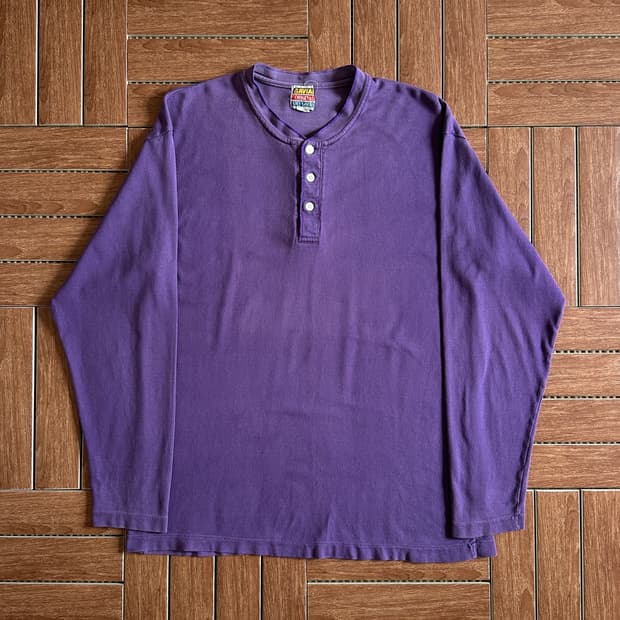 90’s Gavial henry-neck long sleeves