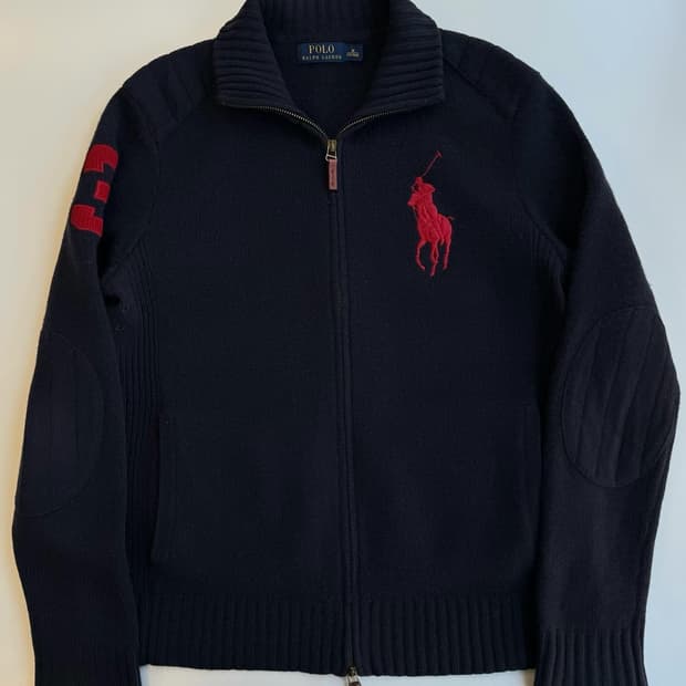 Polo  폴로 랄프로렌 신형 램스울 2-way 니트집