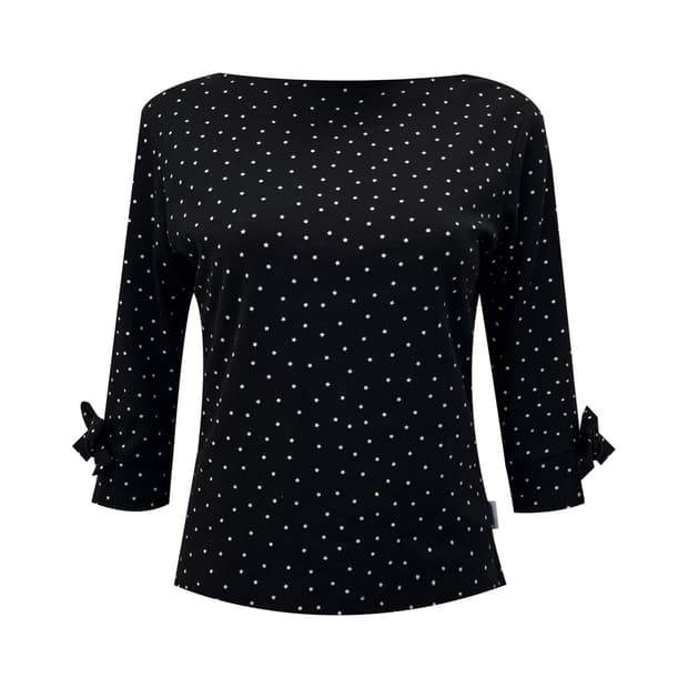 Chemehc STARRY HALF TEE (BLACK)