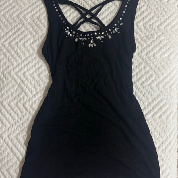 펑크 큐빅 나시 슬리브리스