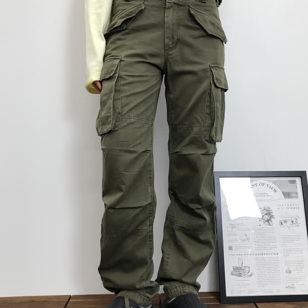Lucy Olive Utility Cargo Pants