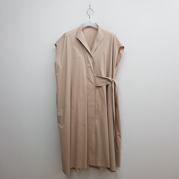 한섬 시스템 슬리브리스 랩 원피스 88-98-165사이즈