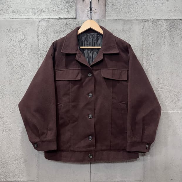 빈티지 브라운 울 자켓 (77)  