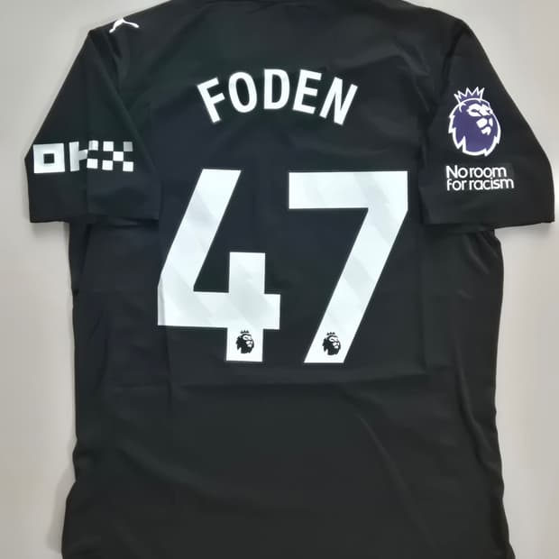 25-26 맨시티 어웨이 필 포든 유니폼 M사이즈 어센틱버전 