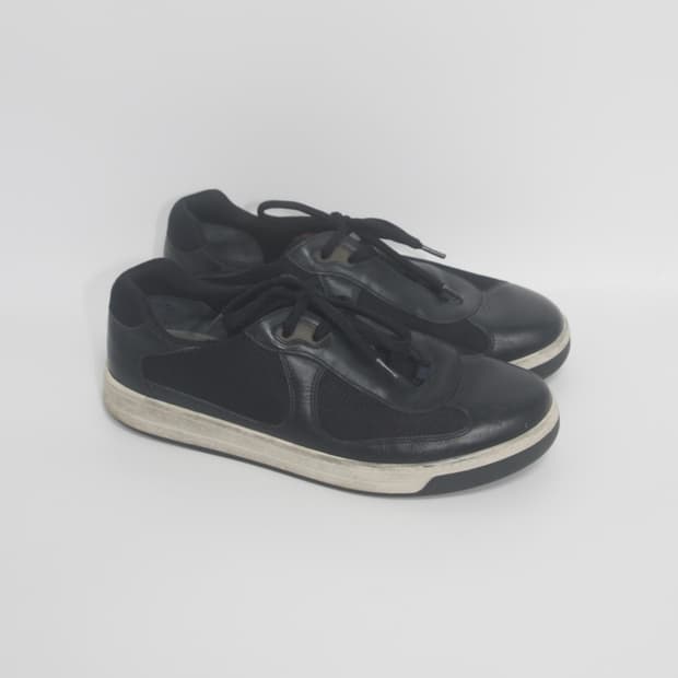 프라다 아메리카컵 다운타운 레더 스니커즈