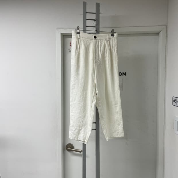 바레나 마 100% 화이트 팬츠 38(W)