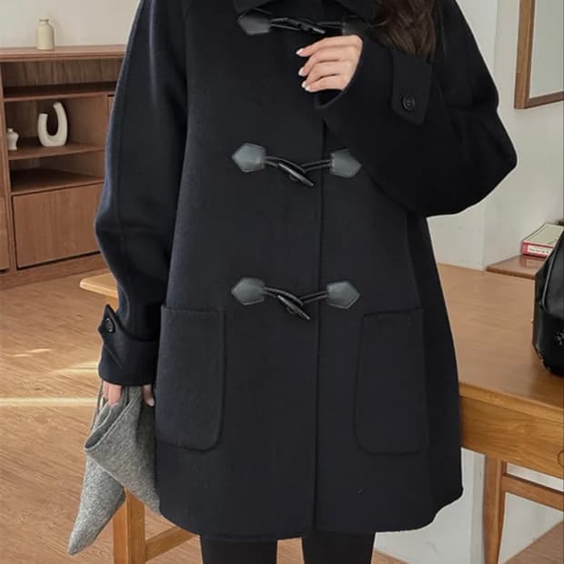 공구우먼 빅사이즈 하프 코트 (택O)