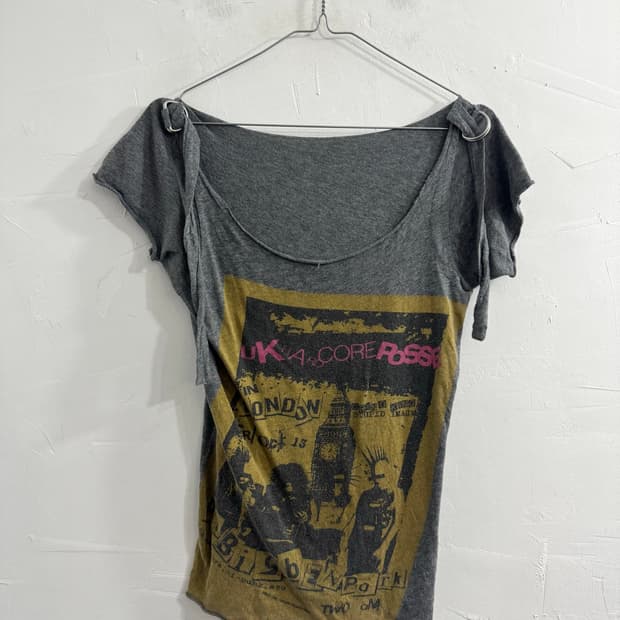 y2k printing top