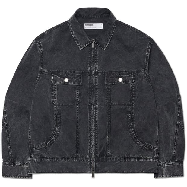 [L] 노매뉴얼 슬래시 트러커 자켓