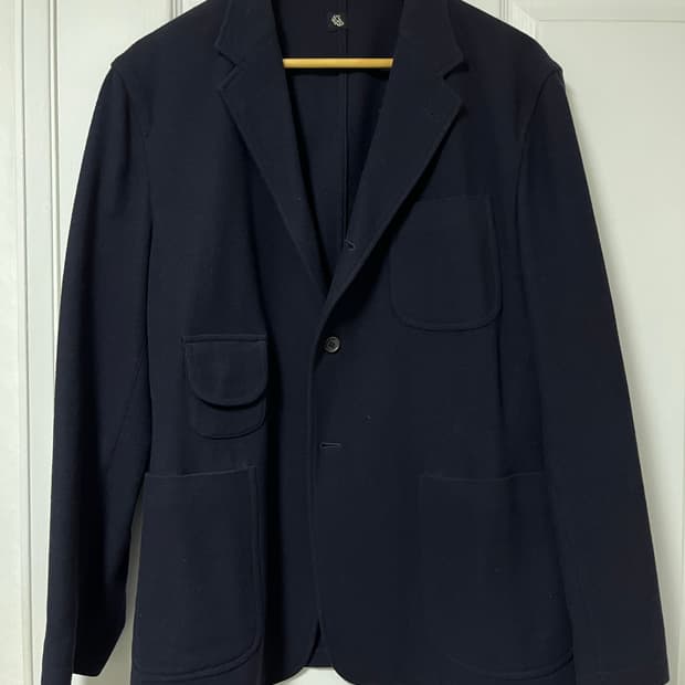 [40] 캡틴선샤인 / 울캐시미어 필드랩 자켓 / 네이비