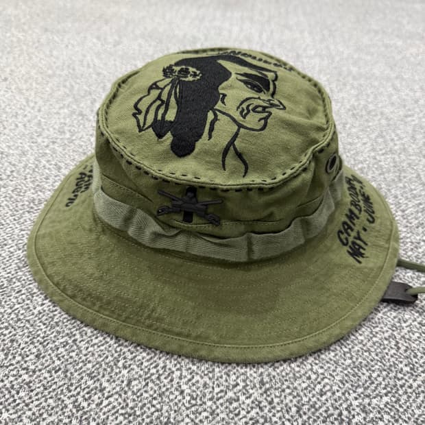 L/XL 마하리시 MAHARISHI 밀리터리 보니햇 사파리 모자