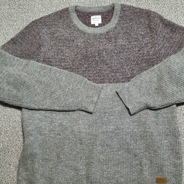 헤지스 남성 모  니트 105  정사이즈