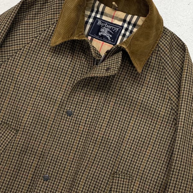 80's Burberry hunting jacket 