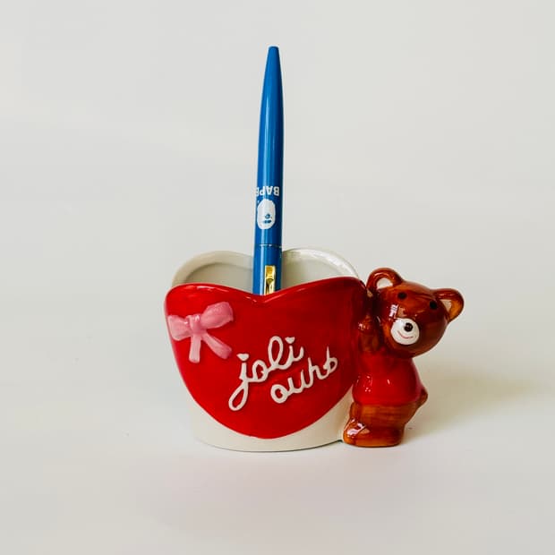 곰돌이 볼펜꽂이