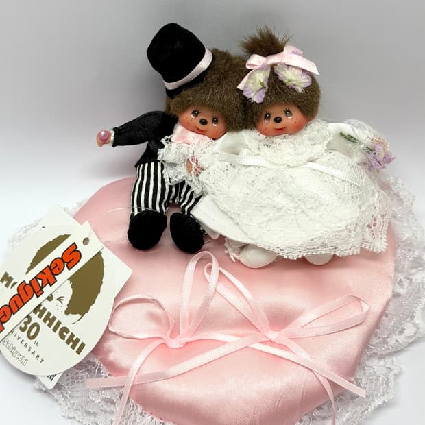 고전몬치치 30주년 웨딩몬치치 하트쿠션