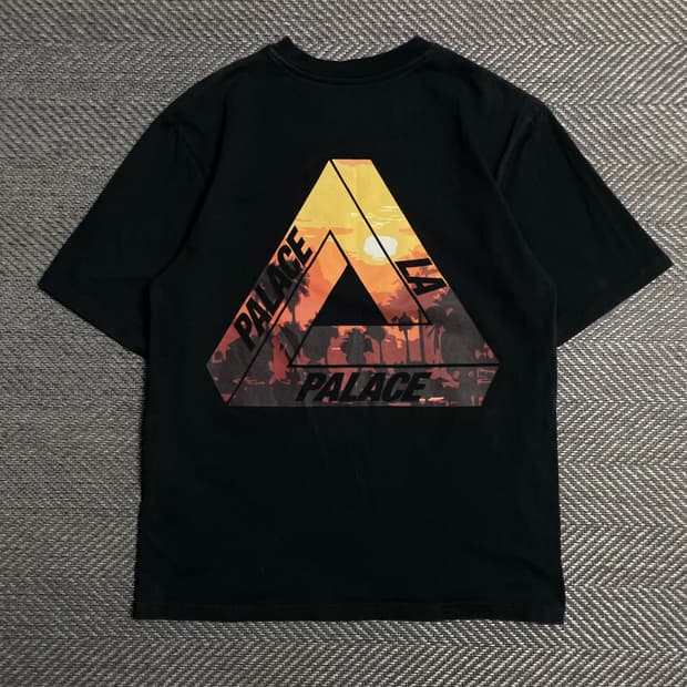 팔라스 트라이 빅로고 반팔 티셔츠 블랙o 5084