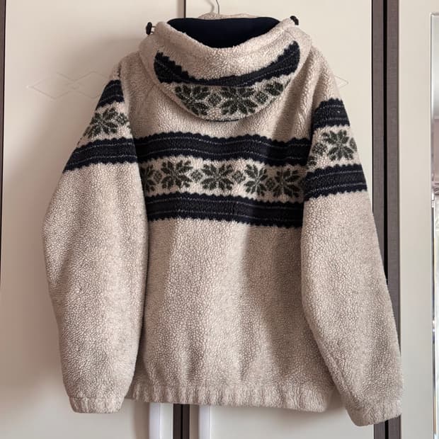 (택포) 뽀글이 후드집업