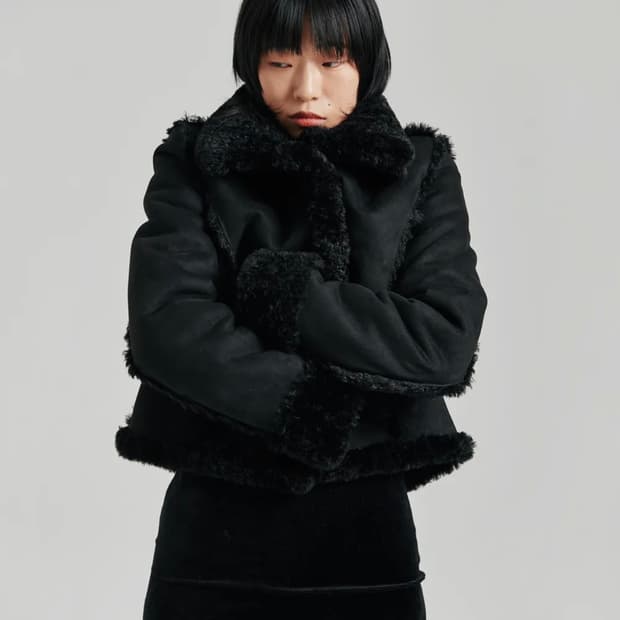 큐리티 무스탕 자켓