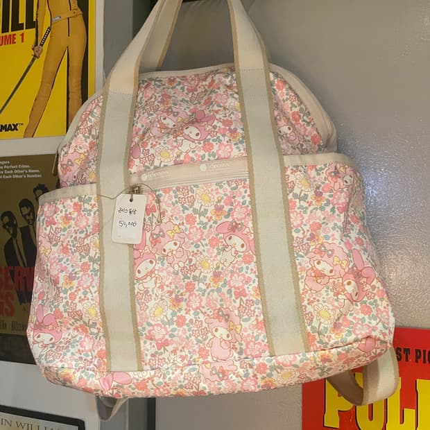 레스포삭 산리오 빈티지 백팩