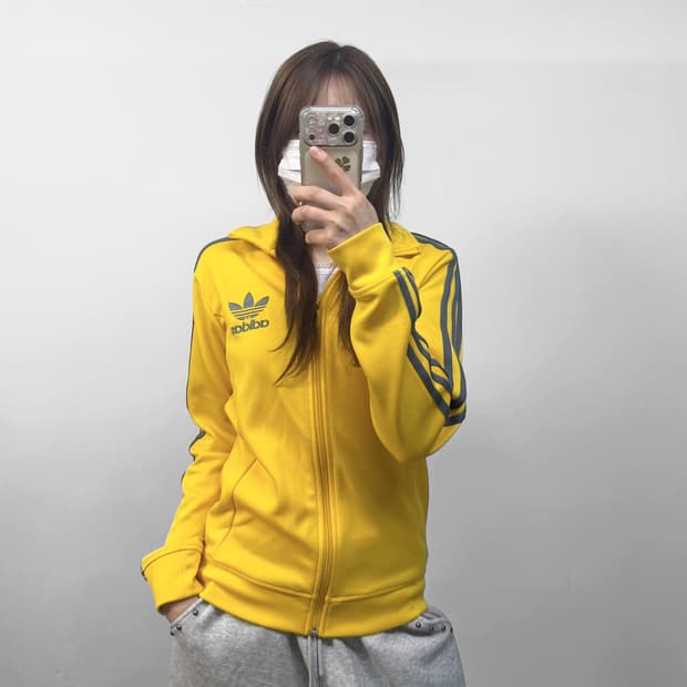 아디다스 유로파 트랙탑 져지 옐로우