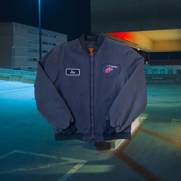 네이비 빈티지 워크자켓 (Man M) AB1742