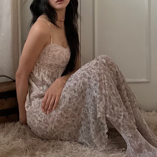 Fairy forest slip dress