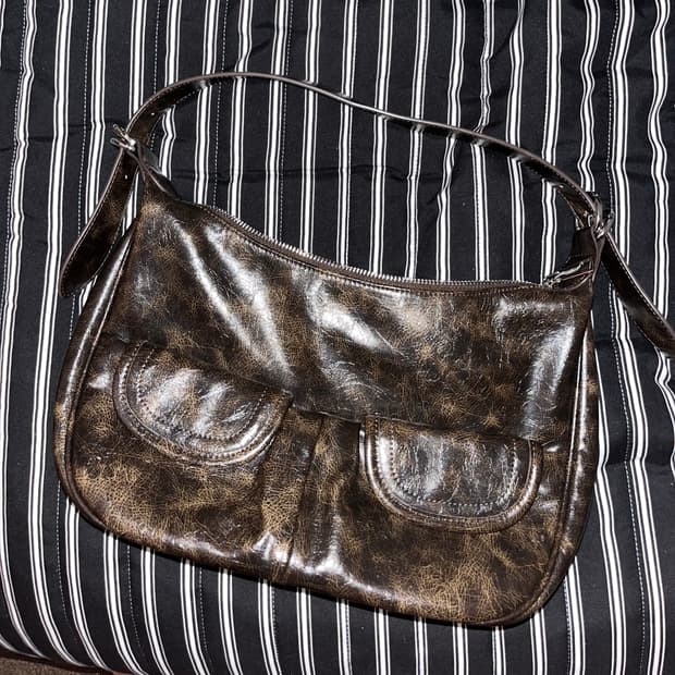 Cider 숄더백 브라운