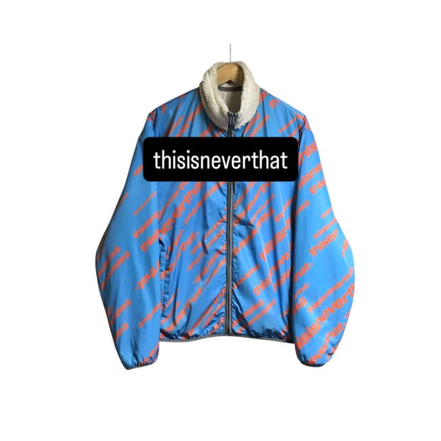 디스이즈네버댓 후리스 양면 자켓